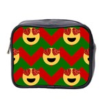 Christmas Heart Eye Emoji Mini Toiletries Bag (Two Sides)