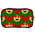 Christmas Heart Eye Emoji Toiletries Bag (Two Sides)