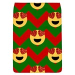 Christmas Heart Eye Emoji Removable Flap Cover (L)