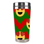 Christmas Heart Eye Emoji Stainless Steel Travel Tumbler