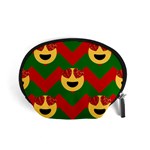 Christmas Heart Eye Emoji Accessory Pouch (Small)