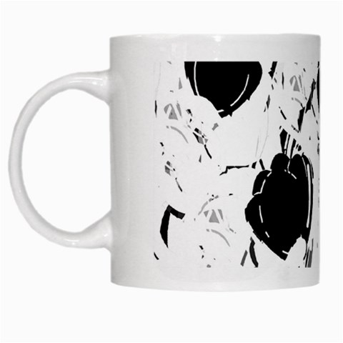 Black roses White Mugs from ArtsNow.com Left