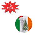 irish christmas 1  Mini Button (10 pack) 