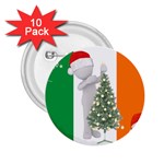 irish christmas 2.25  Button (10 pack)