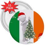 irish christmas 3  Button (10 pack)