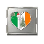 irish christmas Mega Link Heart Italian Charm (18mm)