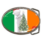 irish christmas Belt Buckle