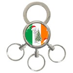 irish christmas 3-Ring Key Chain