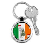 irish christmas Key Chain (Round)