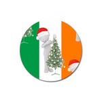 irish christmas Magnet 3  (Round)