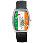 irish christmas Barrel Style Metal Watch