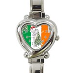 irish christmas Heart Italian Charm Watch