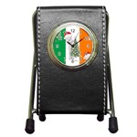 irish christmas Pen Holder Desk Clock