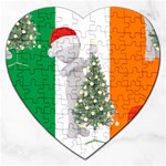 irish christmas Jigsaw Puzzle (Heart)