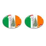 irish christmas Cufflinks (Oval)