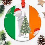 irish christmas Round Ornament (Two Sides)