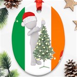 irish christmas Oval Ornament (Two Sides)