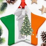 irish christmas Star Ornament (Two Sides)