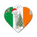 irish christmas Dog Tag Heart (One Side)