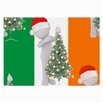 irish christmas Large Glasses Cloth