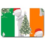 irish christmas Large Doormat