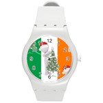 irish christmas Round Plastic Sport Watch (M)