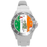 irish christmas Round Plastic Sport Watch (L)