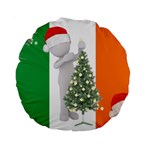 irish christmas Standard 15  Premium Round Cushion 