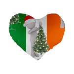 irish christmas Standard 16  Premium Heart Shape Cushion 