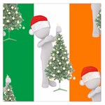 irish christmas Large Satin Scarf (Square)