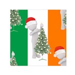 irish christmas Small Satin Scarf (Square)