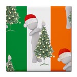 irish christmas Tile Coaster