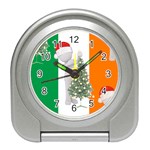 irish christmas Travel Alarm Clock