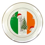 irish christmas Porcelain Plate