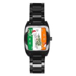 irish christmas Stainless Steel Barrel Watch