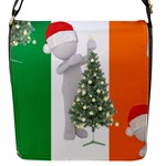 irish christmas Flap Closure Messenger Bag (S)