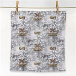 Christmas Silver Festivus Face Towel