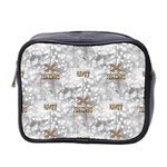 Christmas Silver Festivus Mini Toiletries Bag (Two Sides)