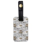 Christmas Silver Festivus Luggage Tag (one side)