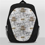 Christmas Silver Festivus Backpack Bag