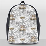 Christmas Silver Festivus School Bag (XL)