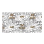 Christmas Silver Festivus Satin Wrap