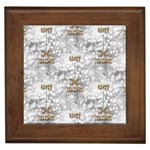 Christmas Silver Festivus Framed Tile