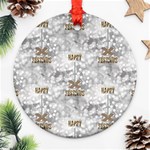 Christmas Silver Festivus Ornament (Round)