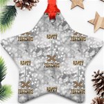 Christmas Silver Festivus Ornament (Star)