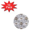 Christmas Silver Festivus 1  Mini Magnet (10 pack) 