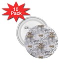 Christmas Silver Festivus 1.75  Button (10 pack) 