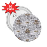 Christmas Silver Festivus 2.25  Button (10 pack)