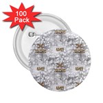 Christmas Silver Festivus 2.25  Button (100 pack)