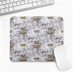 Christmas Silver Festivus Large Mousepad